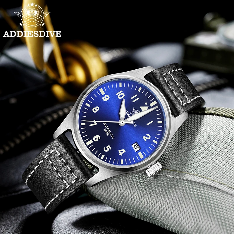 ADDIESDIVE 39mm Automatic Diver Watch sapphire NH35