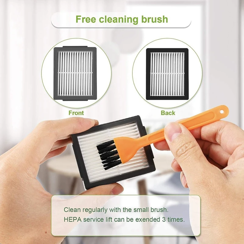 N85R-para Irobot Roomba I3 I3 + I7 I7 + I4 I6 I6 + I8 I8 +/Plus E5 E6 E7 J7 I E & J Series filtros de cepillo para aspiradora