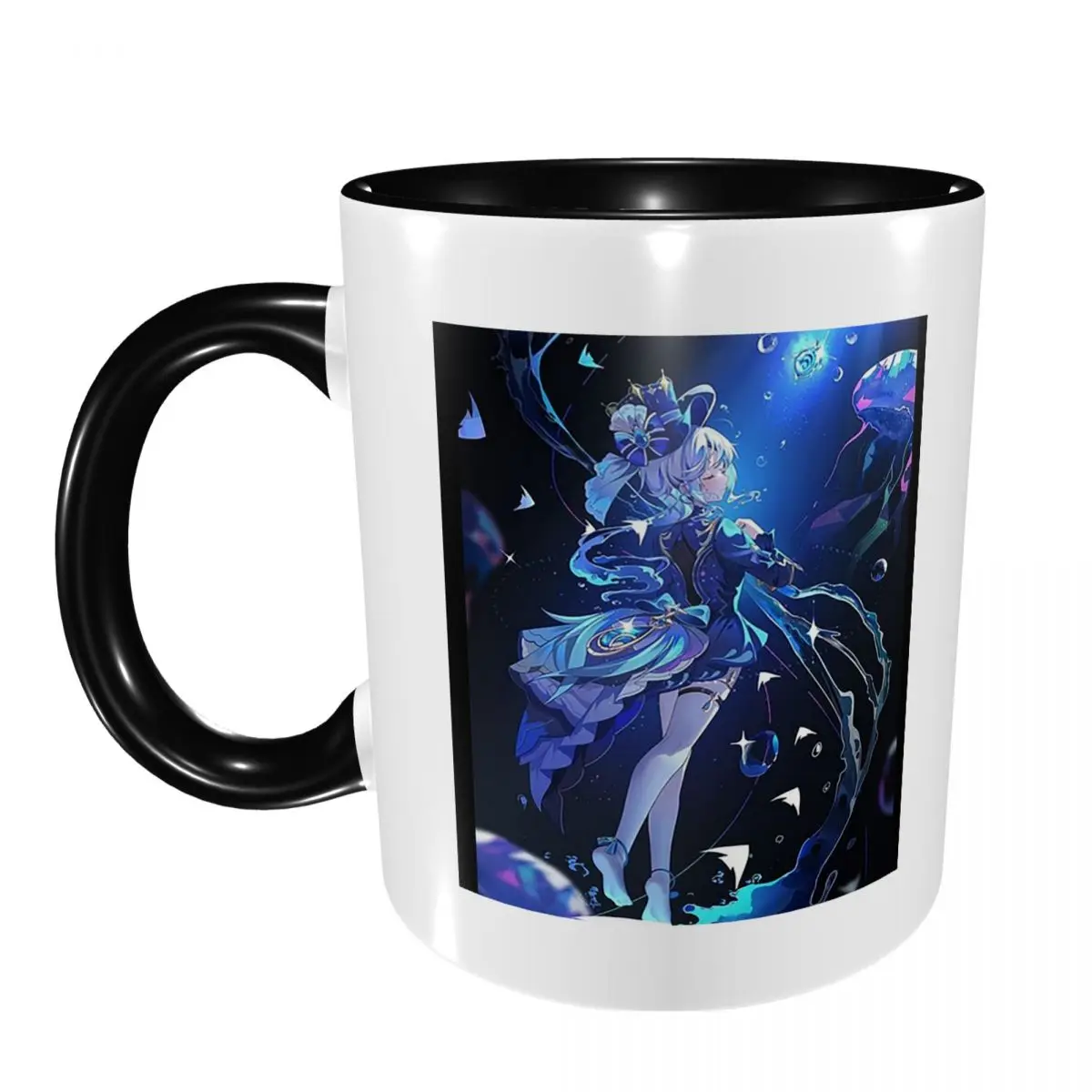 Furina Genshin Impact Mug Funny Ceramic Coffee Cups Tea Mugs Milk Cup Drinkware Gifts for Woman Man