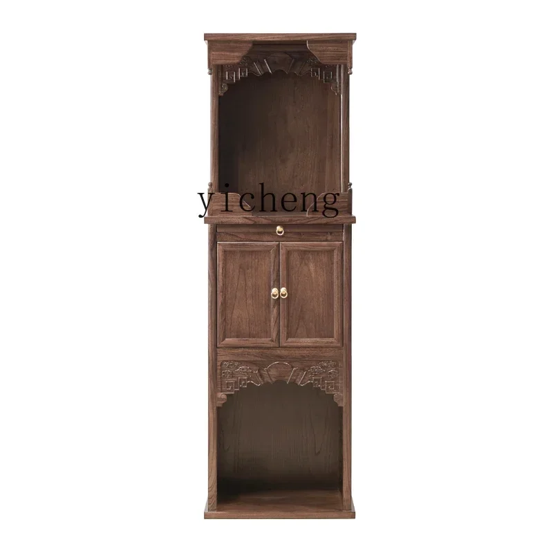 

new Chinese-style solid wood Buddhist shrine shrine cabinet household modern God of Wealth Bodhisattva cabinet