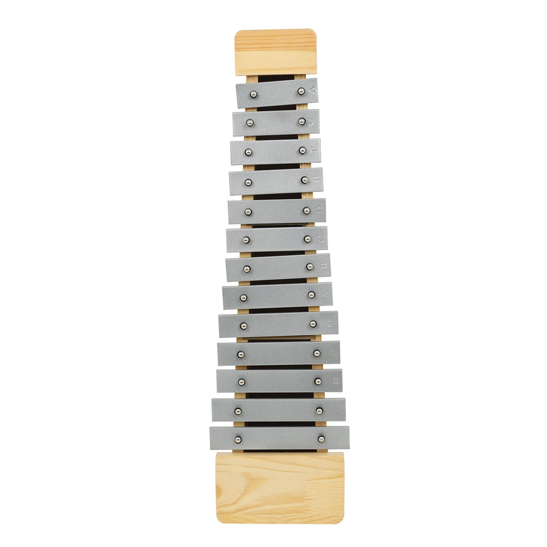 13 Note Aluminum Glockenspiel Xylophone in Box Portable Soundboard Xylophone with 2Pcs Mallets Clear Bright Tone for Early Learn
