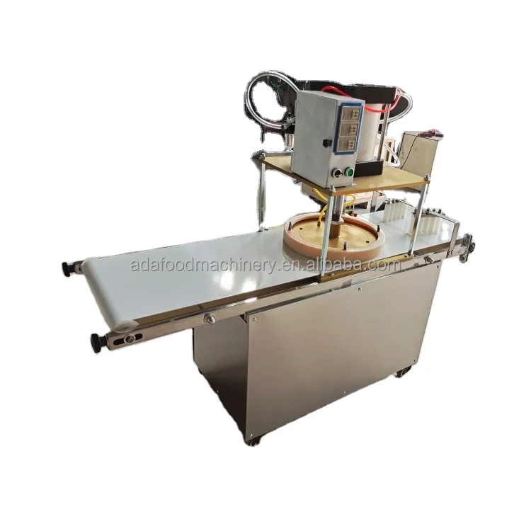 

Ada Pneumatic Pizza Dough Cutter and Rounder Dough Moulder House Use Pizza Dough Press Machine Industria Stainless Steel 3 Years