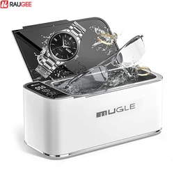 Ultrasonic Cleaner Ultrasonic Glasses Cleaner Ultrasound Washing Machine 46kHZ High Frequency Ultrasonic Jewelry Cleanser Bath