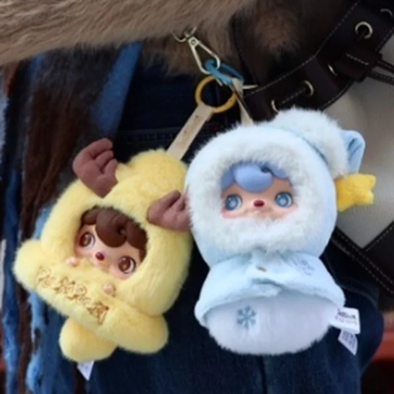 52toys Poukapouka Christmas Themed Dragon Tamer Plush Backpack Pendant For Girls Cute Gift Holiday Surprise Height 16cm