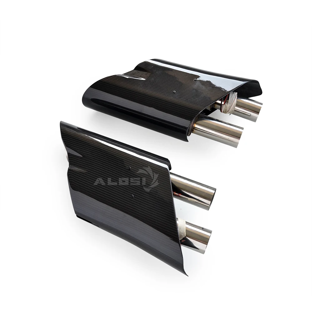 Geschikt voor Mercedes G-Klasse W463 W464 G63 G500 hoogwaardige koolstofvezel uitlaattips