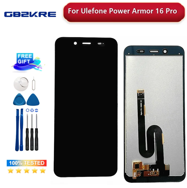 5.93\'\' Original Armor16 For ULEFONE Power Armor 16 PRO LCD Display and Touch Screen Digitizer Assembly Replacement +Tools