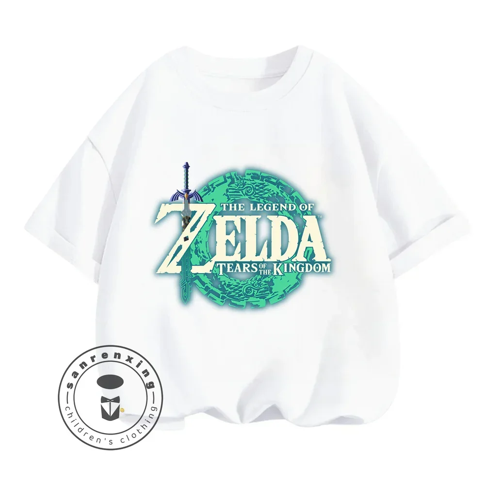 Soft T-shirts Featuring Classic The Legend of Zelda Cartoon Designs Ideal Summer Wear for Boy Girl Who Love the Legendary Series