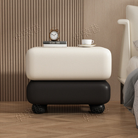 Organizer Mobile Bedside Table Bedroom Cabinets Drawers Luxury Storage Unique Nightstand Trendy Mesitas De Noche Home Furniture