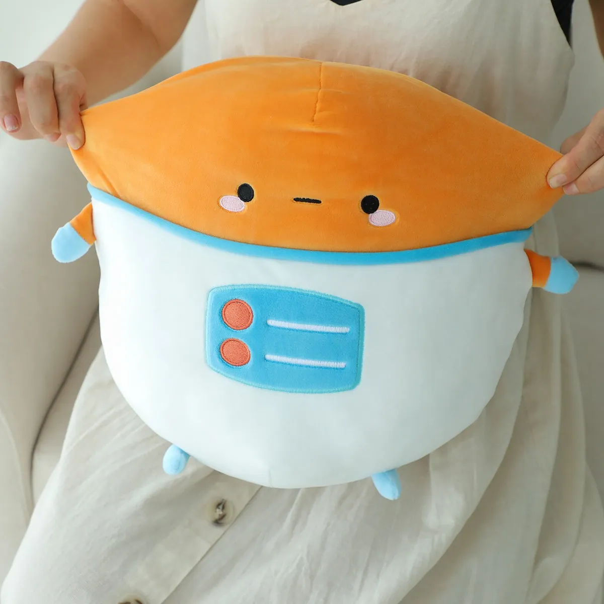 Cute Potato Astronaut Plush Toy Stuffed Anime Lovely Space Potato Man Doll Sofa Decorative Pillow Birthday Gifts
