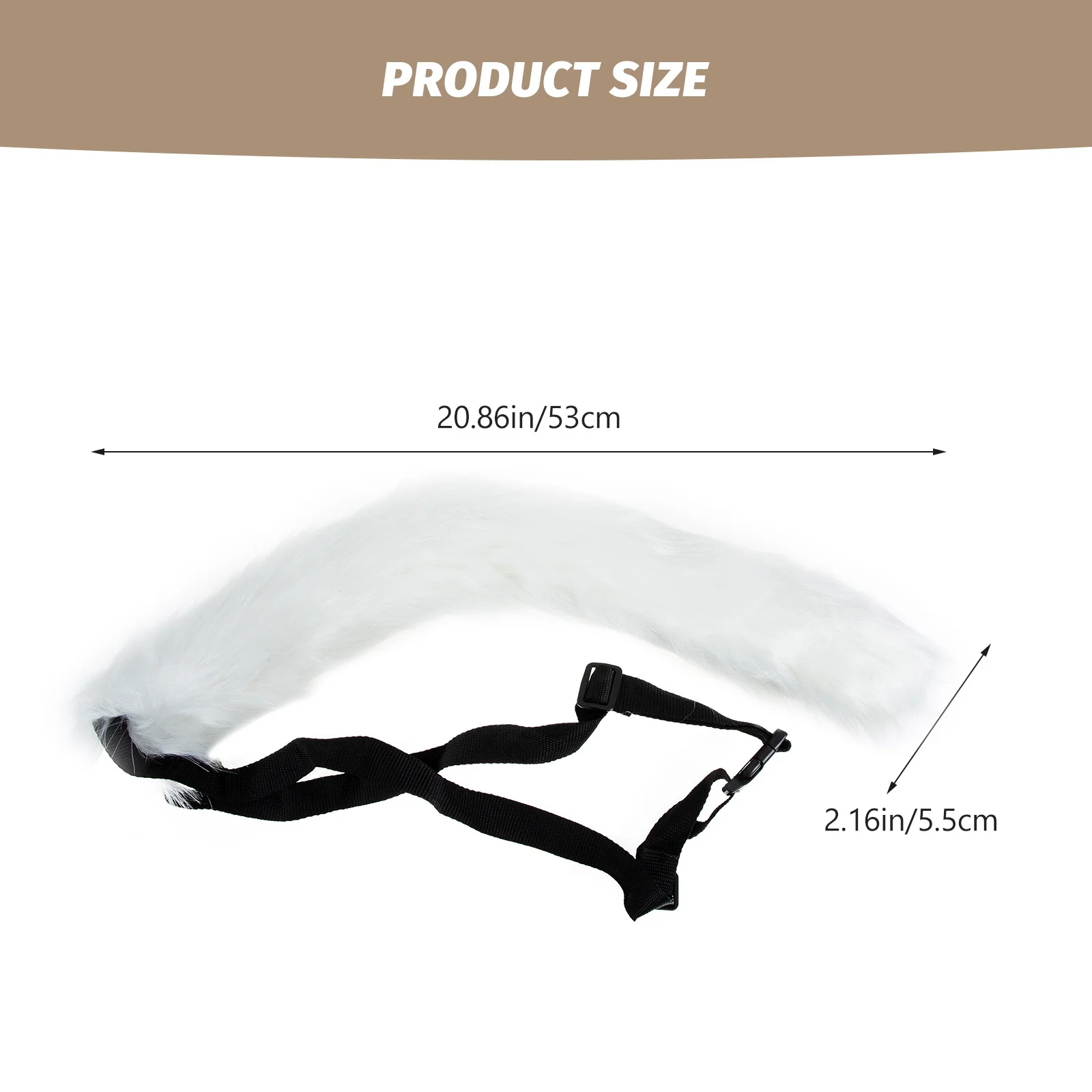 1 세트 고양이 귀 고양이 꼬리 세트 사랑스러운 내마모성 모피 코스프레 의상 파티 모임 장식 액세서리