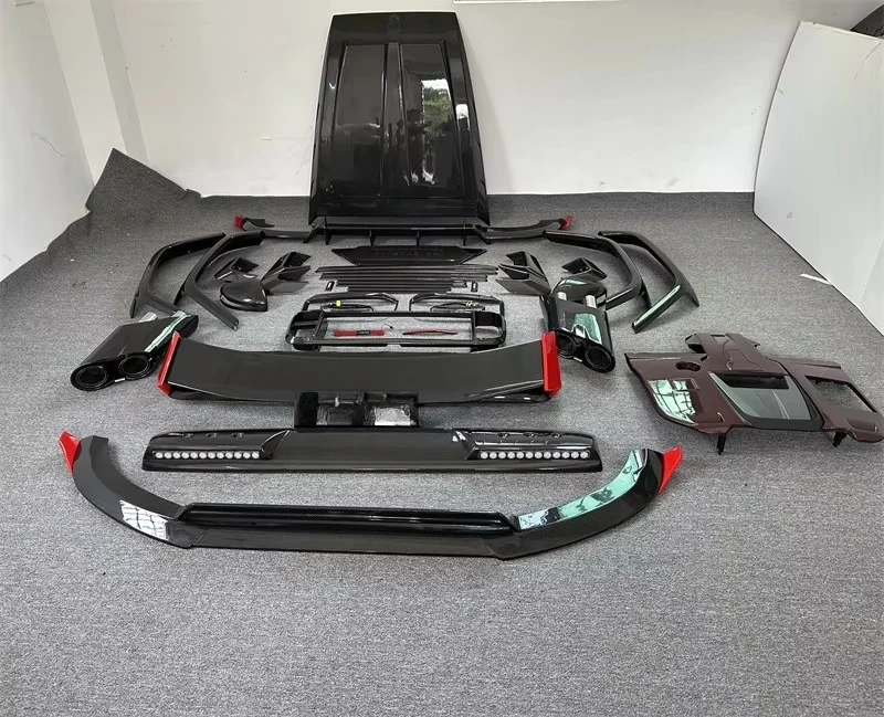 High Quality Widestar Rocket G900 Full Dry Carbon Body Kit for G-Wagon G Class W463A W464 B700 B800 900 Rocket Edition 2018