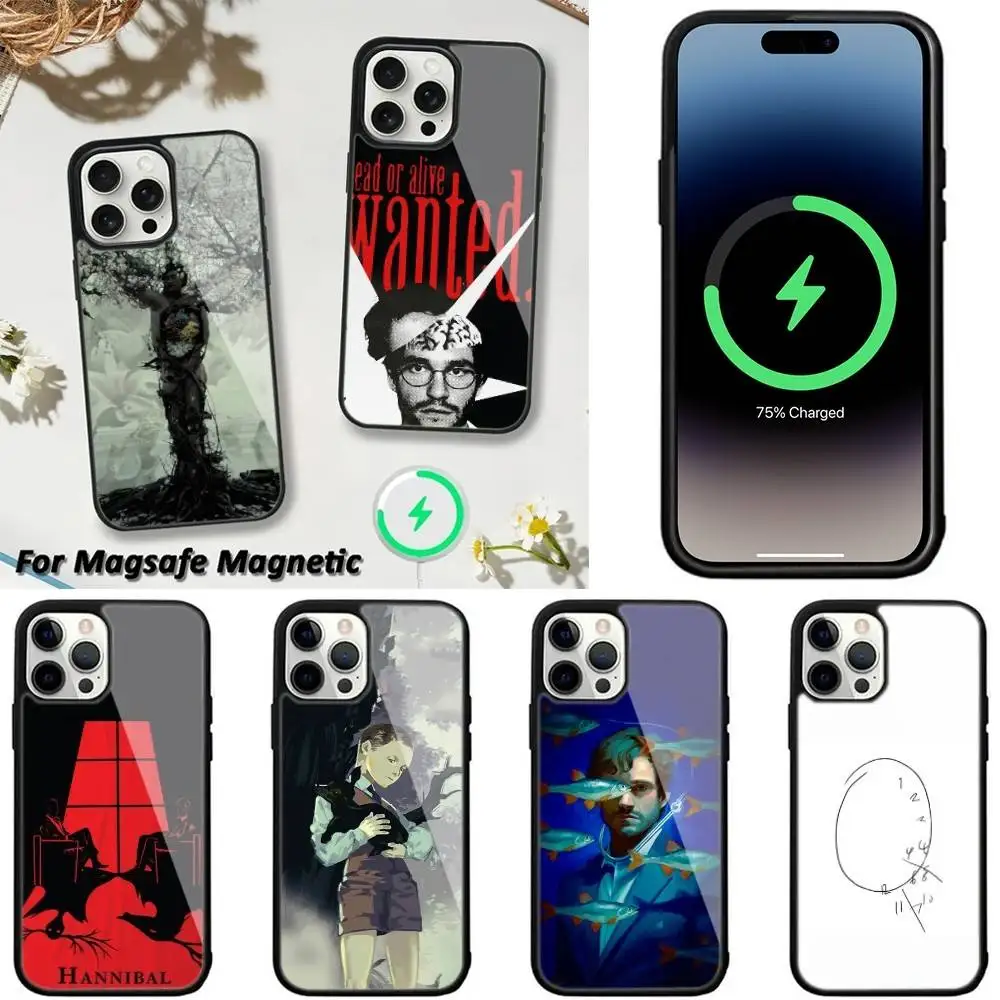

Hannibal Will Graham Phone Case For iPhone 16,15,14,13,12,11,Plus,Pro,Max,Mini Magsafe Magnetic Wireless Charging