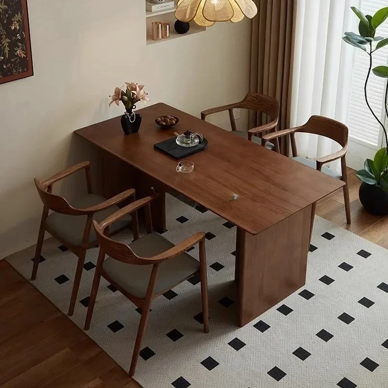 A Ash Wood Dining T…