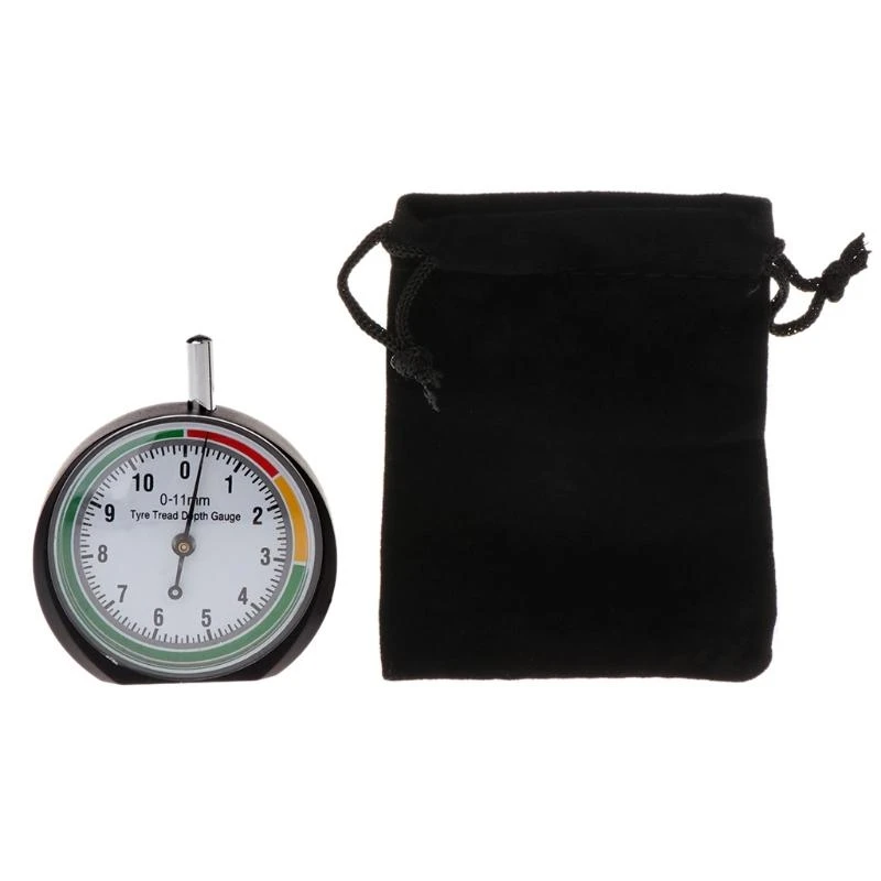 

L9BE Car Tyre Depth Gauge for Trucks & Tire Measure Device Tool Round