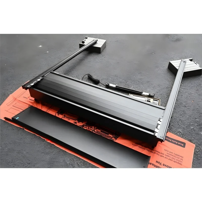 Manual Retrac Hard Roller Shutter Tonneau Cover With Ing Function Navara NP300 Pickup
