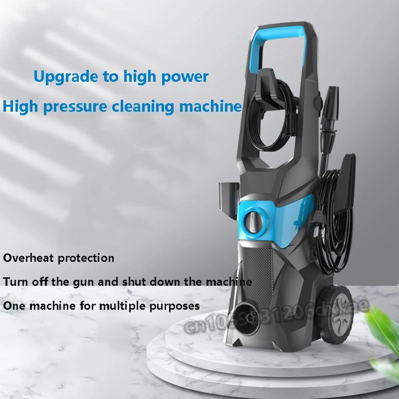 220V Fully Automatic Household Car Wash Machine Convenient Cleaning Machine High-pressure High-power Car wash Water Pump