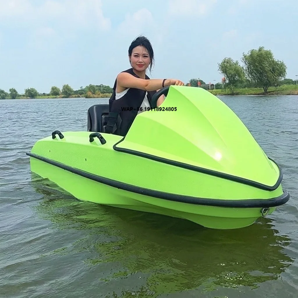 Customizable Multi-Function Electric Surf Kart Boat ABS Material 2 Seats High-Speed Outdoor Long-Range Motorboat