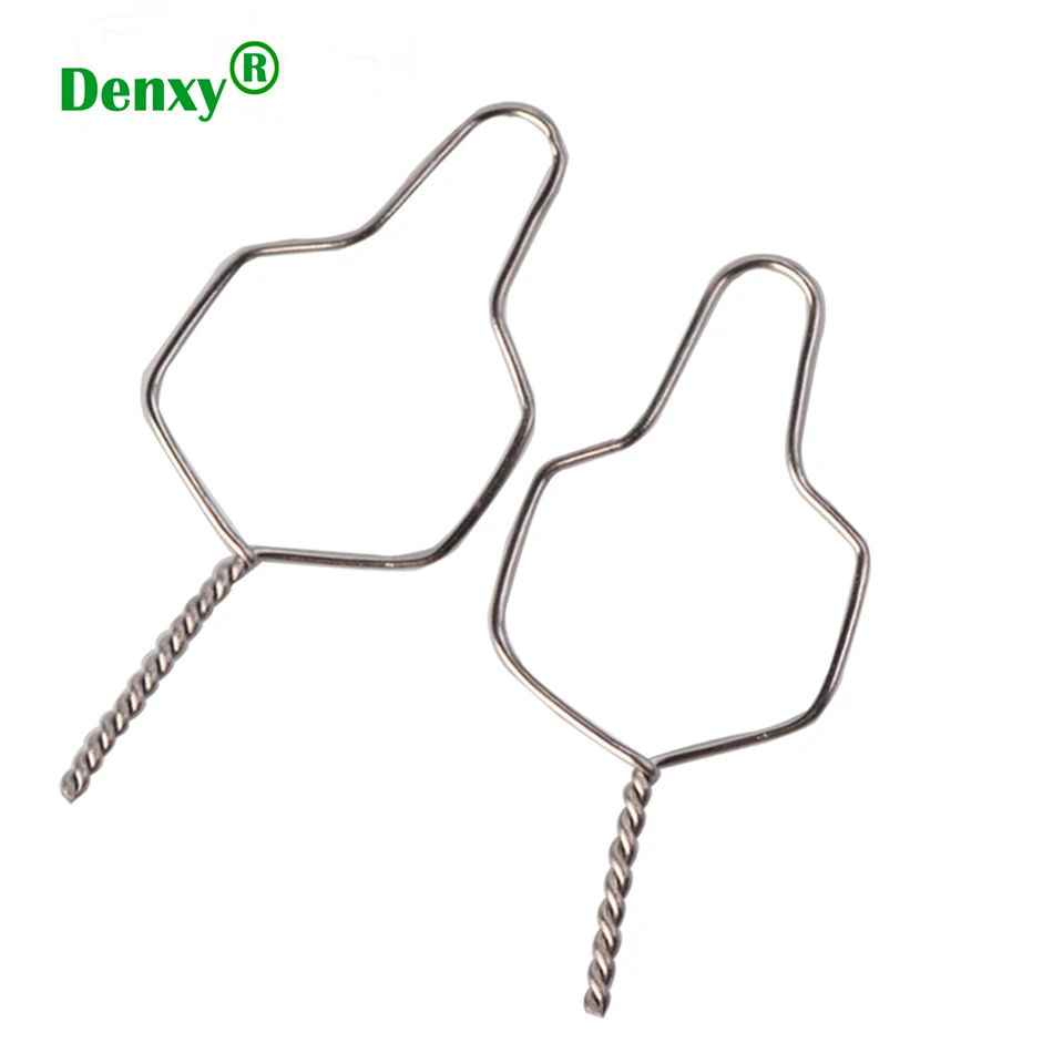 DENXY 500 Stück/Lot Kieferorthopädischer Kobayashi-Draht Dental Arcwhire Metall-Ligaturband Vorgefertigter Ligaturdraht Kieferorthopädischer Bracket – Detail 7