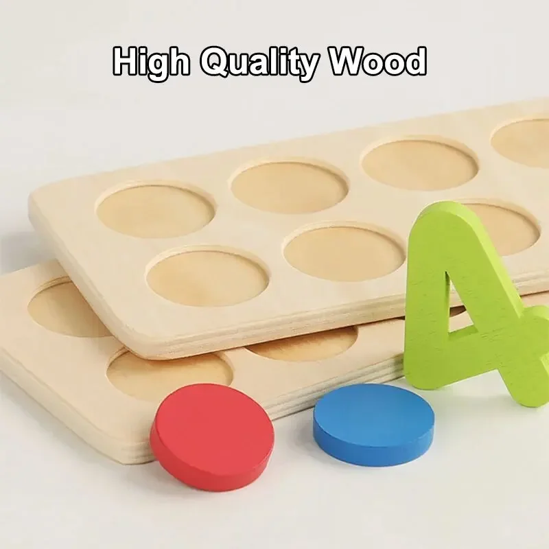 Tien-raster Digitale Cognitieve Tellen Montessori Speelgoed Kinderen Wiskunde Logica Training Vroege Onderwijs Leermiddel Spel Voor Kinderen