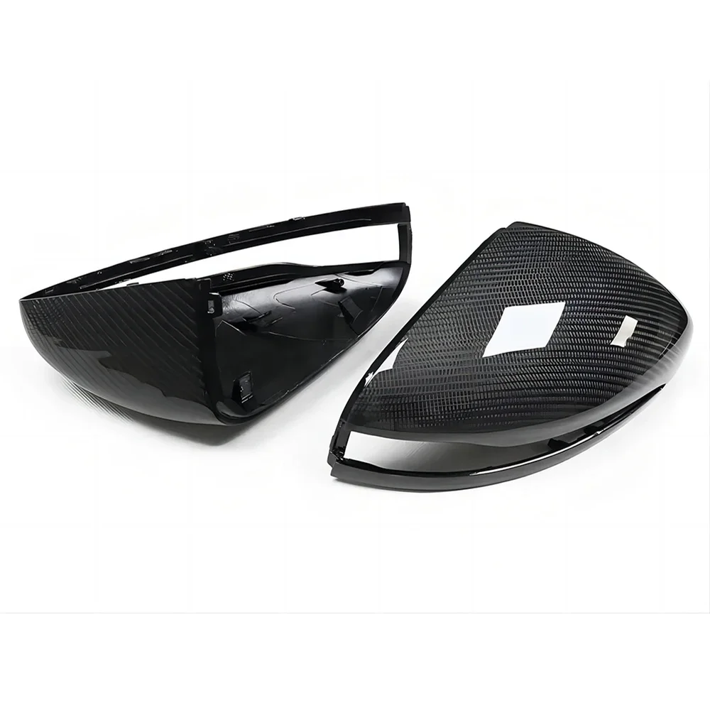 Replacement Rearview Side Mirror Covers Cap for Benz W464 X167 C292 G GLE GLS Class - Regular Or Dry Carbon Fiber Shell