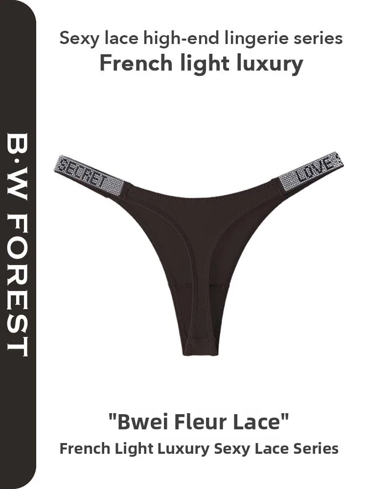 مثير منخفضة الخصر Fitn الملابس الداخلية النسائية الماس T-Panties Qui-Dry ملابس داخلية قطنية Faionable بيكيني ملخصات B · WFOREST