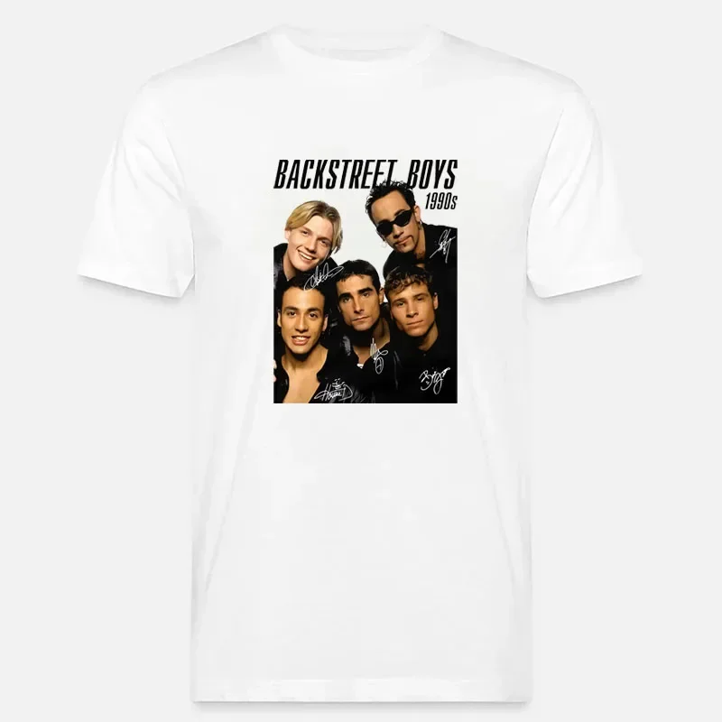 Vintage 90s Music Printed Tshirt Men Fans Clothes Boyfriend Gift T-Shirt BSB Rock Shirt Vintage Backstreet Boys graphic harajuku