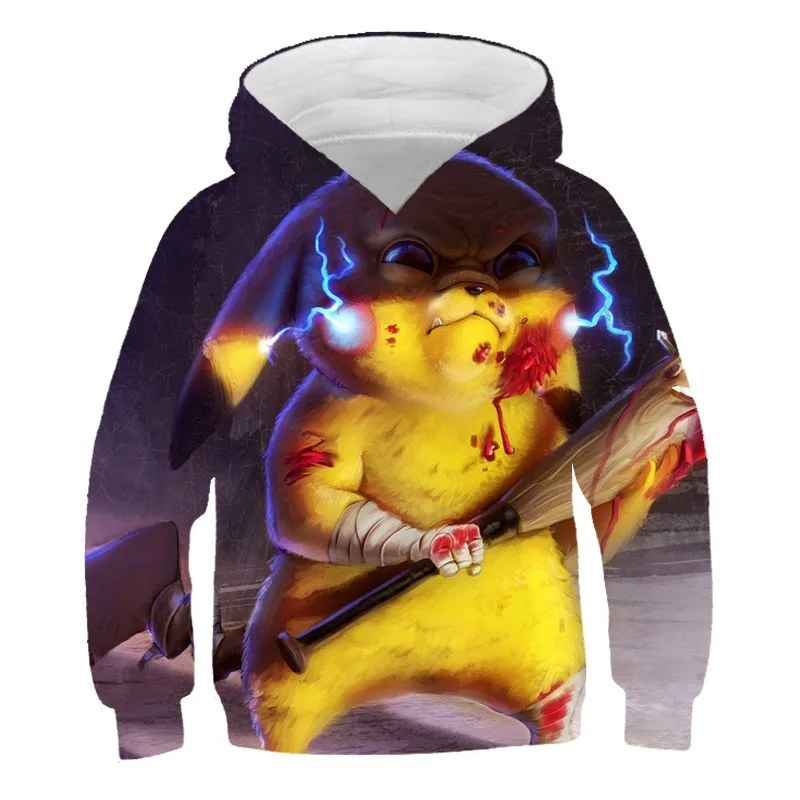 

Pokemon Pets Japanese Pokemon Cartoon Animation Co-branded Peripheral Trendy Autumn Jackets Men's and Women's Loose Sweatshirts