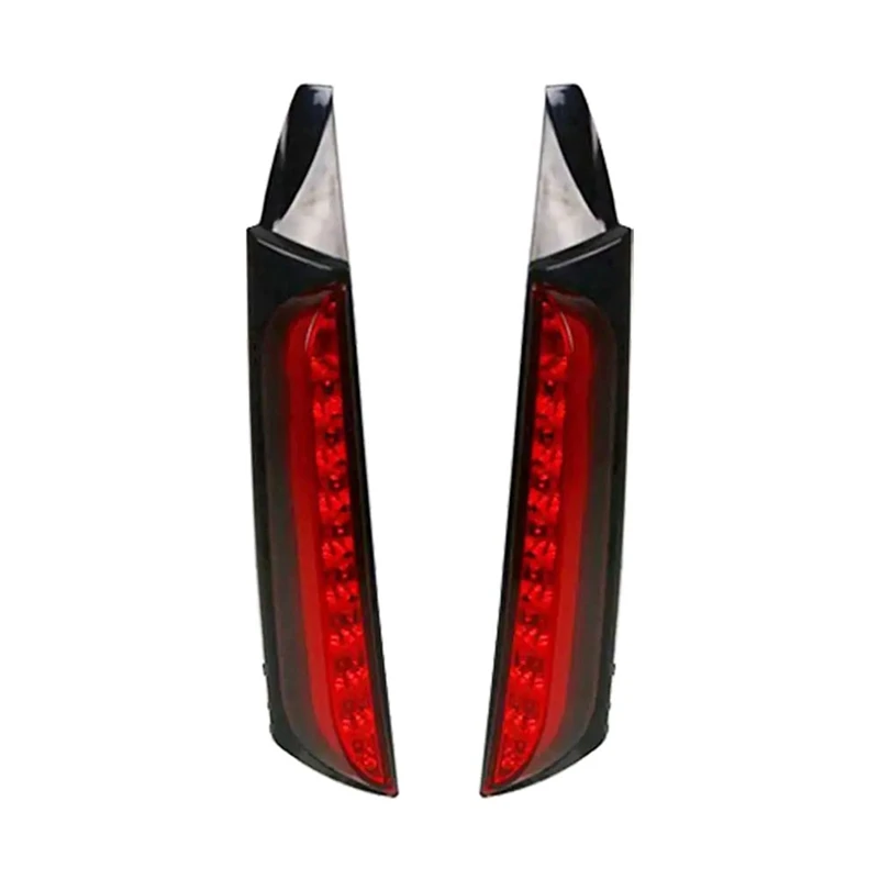 AU04 -Car Flashing 1 Set LED Reflector Rear Lamp For Toyota Fortuner 2015 - 2020 Light Brake Light Warning Light