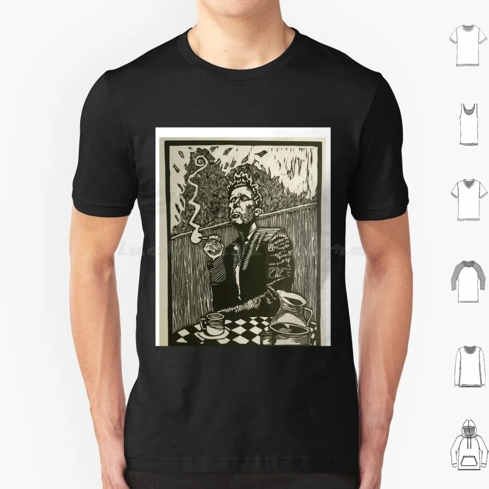 Tom Waits Smoking A Cigarette G T Shirt 6xl Cotton Cool Tee Tom Waits Tom Waits Graphite Music Microphone Nick Cave Bob Dylan