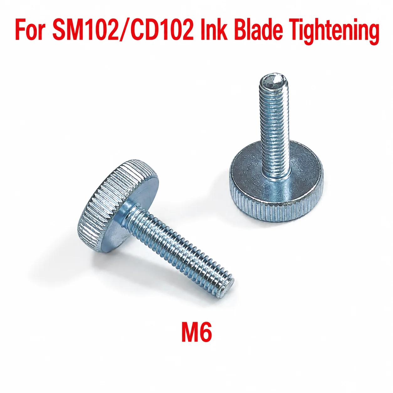 M6 Ink Duct Side Plate Tightening Screw Hand Knob Compatible with Heidelberg SM102 CD102