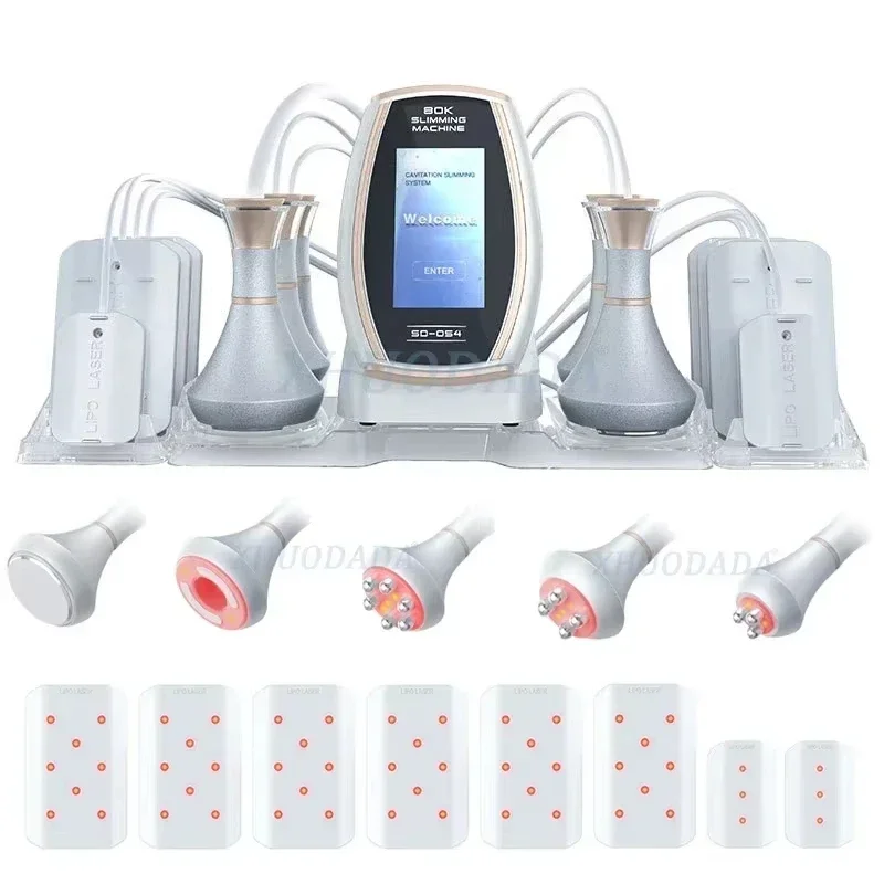 RF Tool 80K Cavitation Ultrasonic Body Slimming Machine Multi-Polar Anti-Wrinkle Rejuvenation Skin Lift Tighten