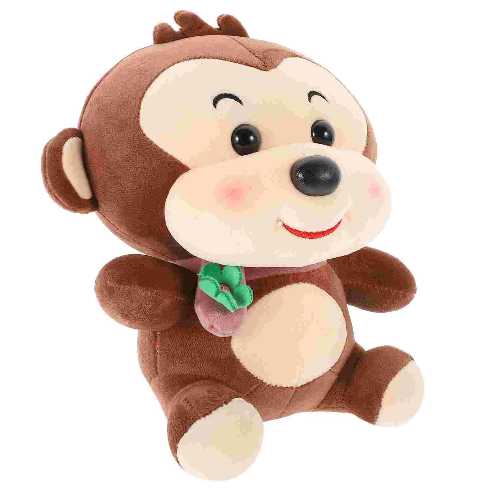 Plush Toy Stuffed Animal Monkey Simulation Dolls Toys Plaything Adorable Lovely