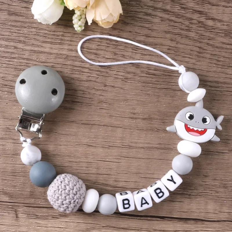 Baby Cartoon Animal Pacifier Chain Clips Nipple Holder Chain For Nursing Chewing Toys Shower Gifts