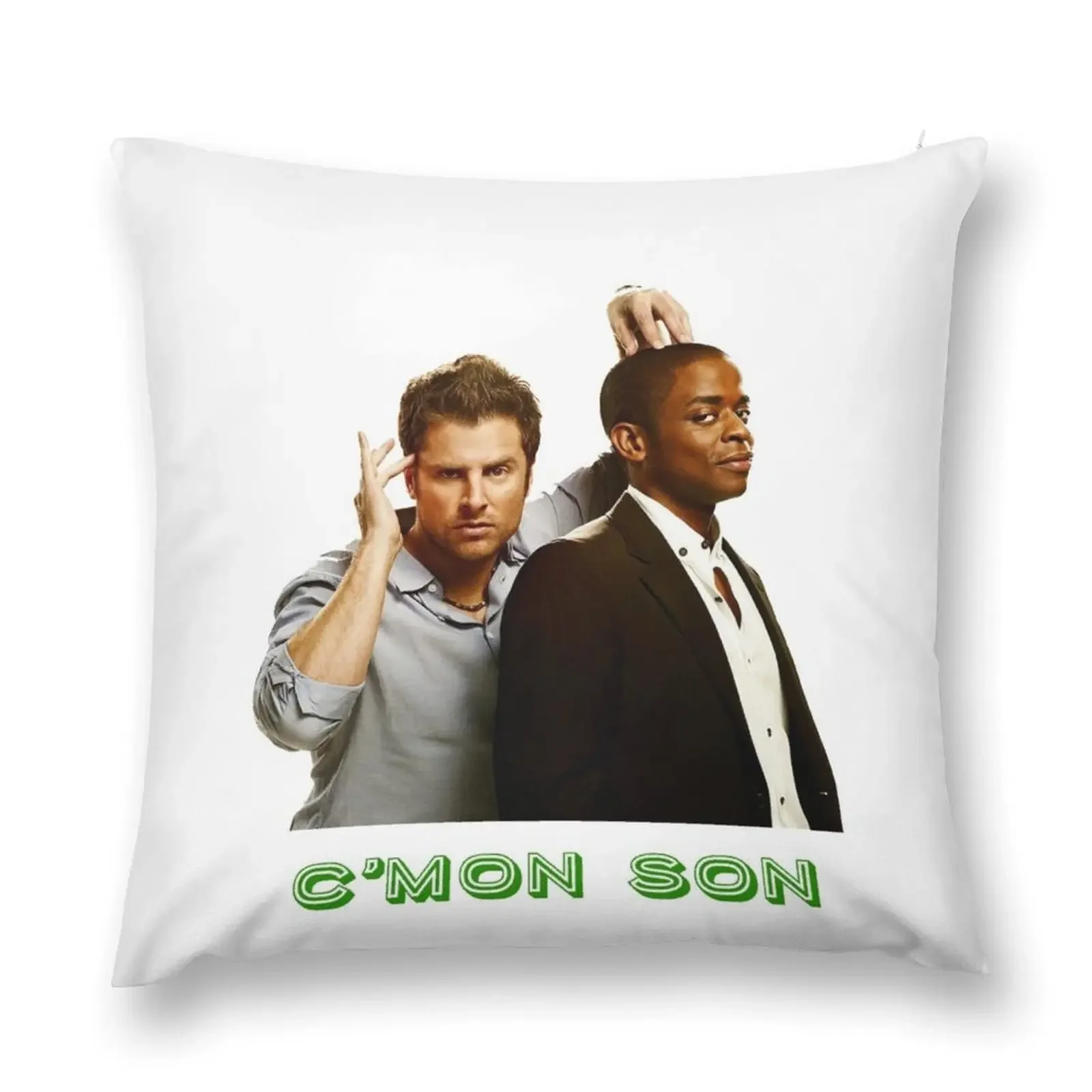 Psych C'mon Son design Throw Pillow Plaid Sofa Luxury Living Room Decorative Cushions pillow