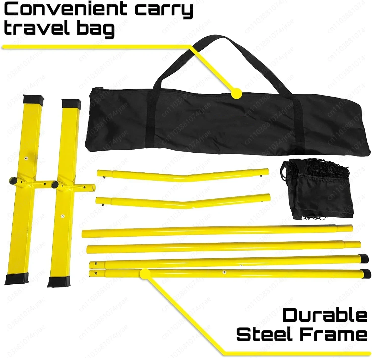 Adjustable Peak Net 4ft Mini Training Rack, Indoor and Outdoor Rebound Net