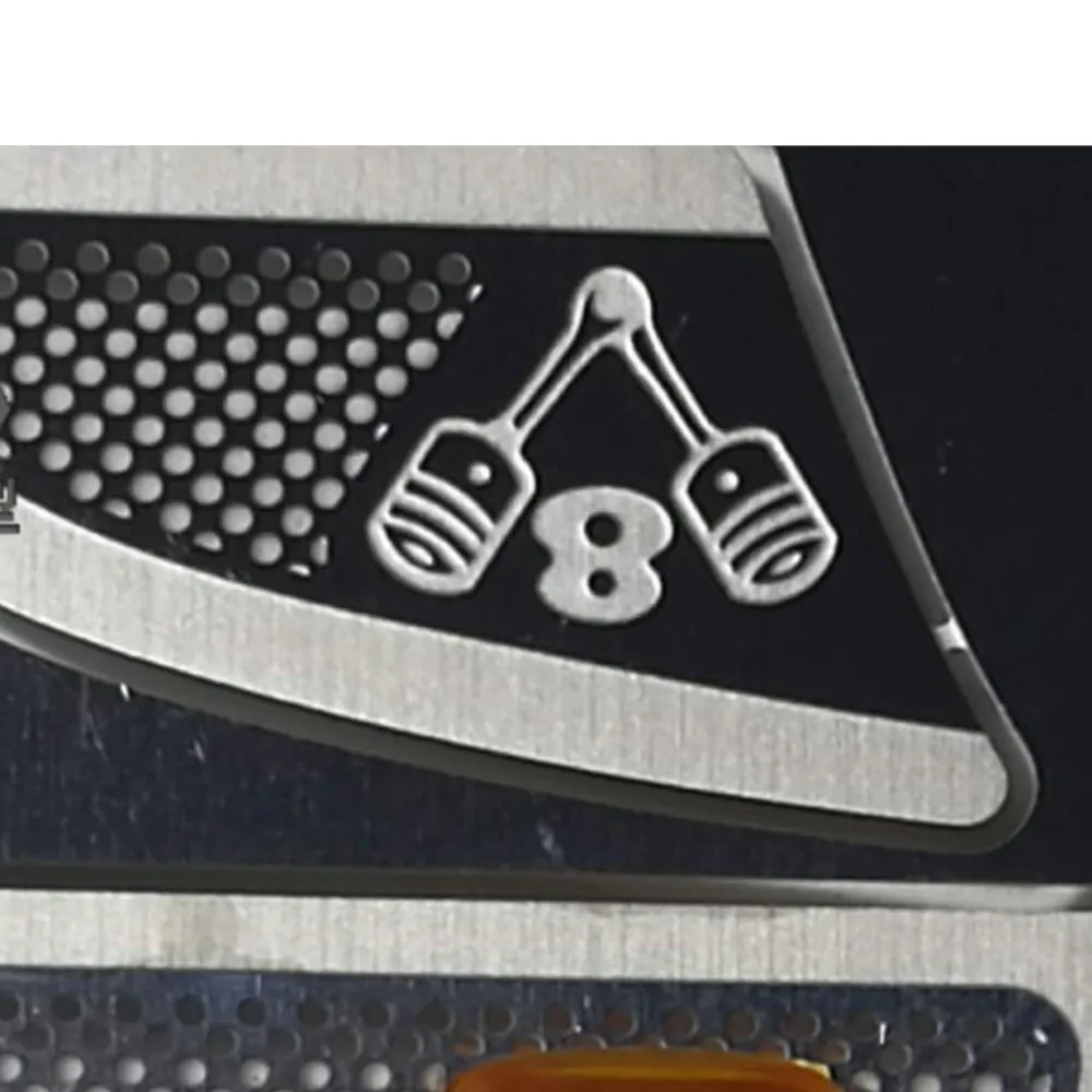 

Decorative R470 R620 Air Grille Metal Cabin Parts With 2 Yellow Display lights For 1/14 RC Tractor Truck Tippers Cars TH23114