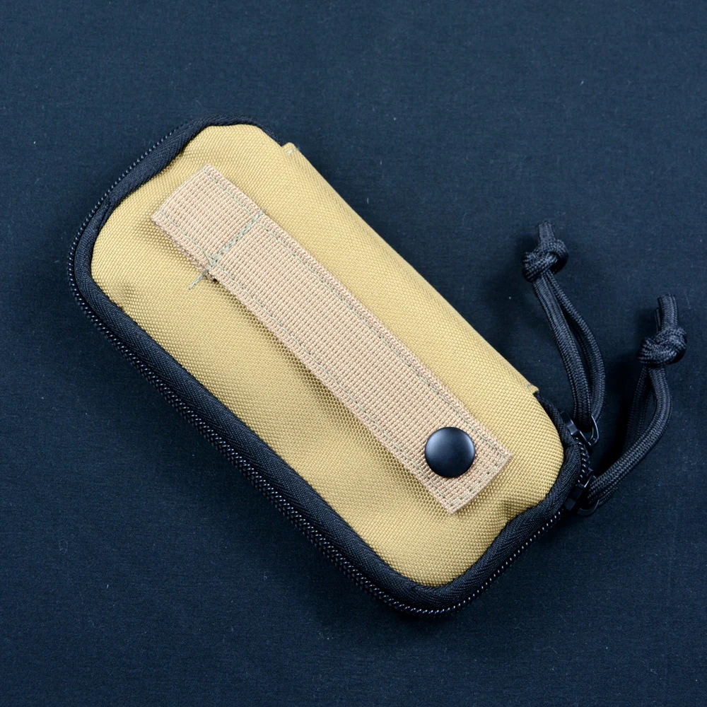 Y-START Knife Sheath Multifunctional Nylon Pouch Khaki Brown for Knife EDC Carrying MP02