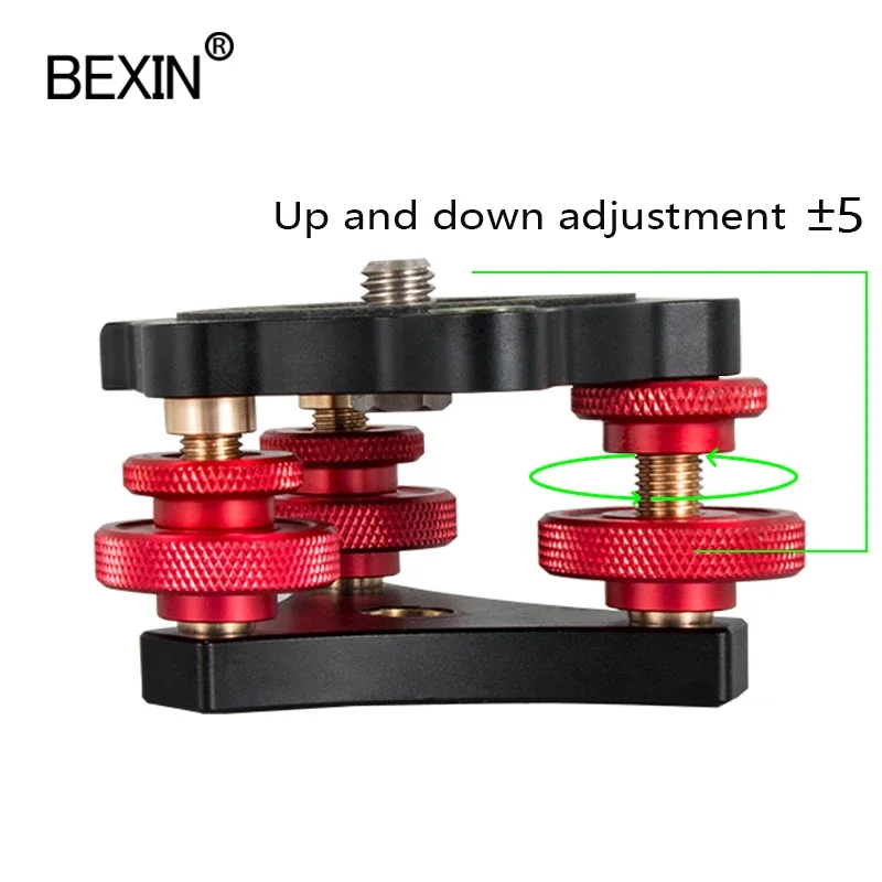 Tripod Speedy Leveling Base Leveler Adjusting Base Panning Level Plate With Bubble Level For Canon Nikon DSLR Camera Tripod