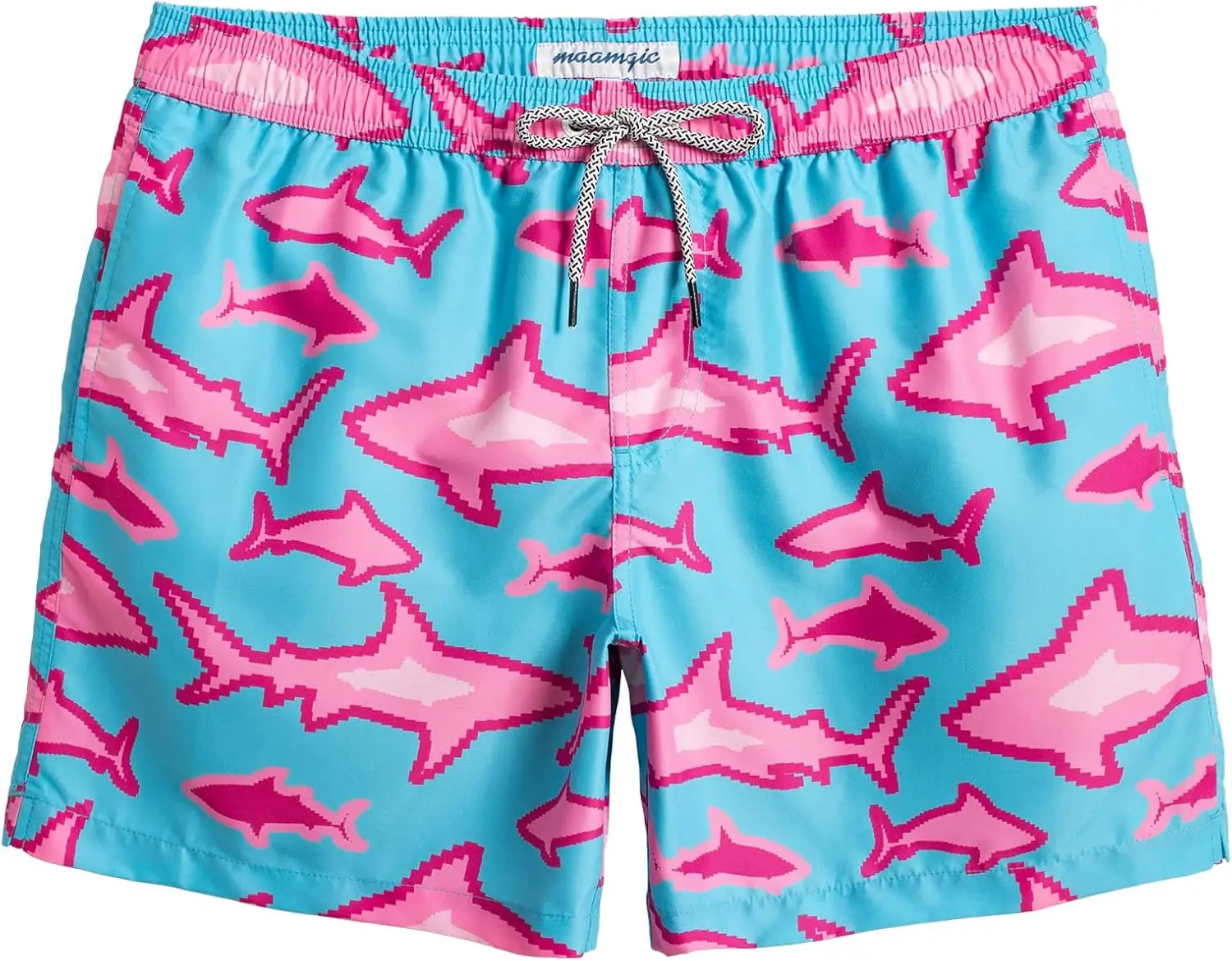 

3D Print Fish Graphic Men's Beach Short Summer Seaside Refreshing Color Short Pant Outdoor Casual Holiday Surfing Swimming Trunk