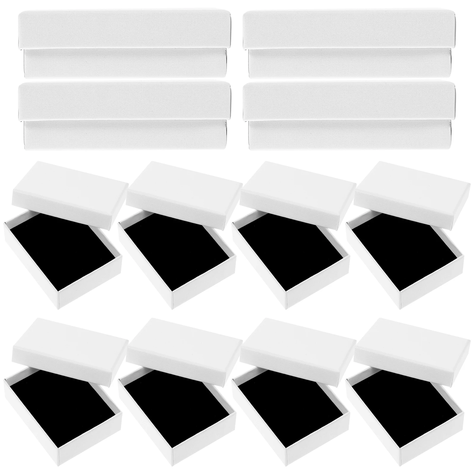 

18 шт., ожерелье, шкатулка для драгоценностей, упаковка для шкатулок для драгоценностей, оптовая картонная бумага для хранения, пустая бумага