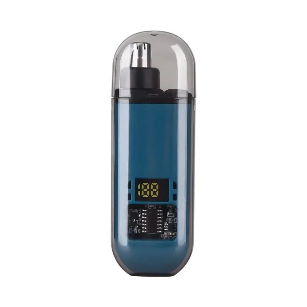 Recortador de Vello Nasal Eléctrico Portátil Mini, Recargable por USB, Depilador Nasal Sin Dolor para Hombres, Cuidado Diario de Belleza
