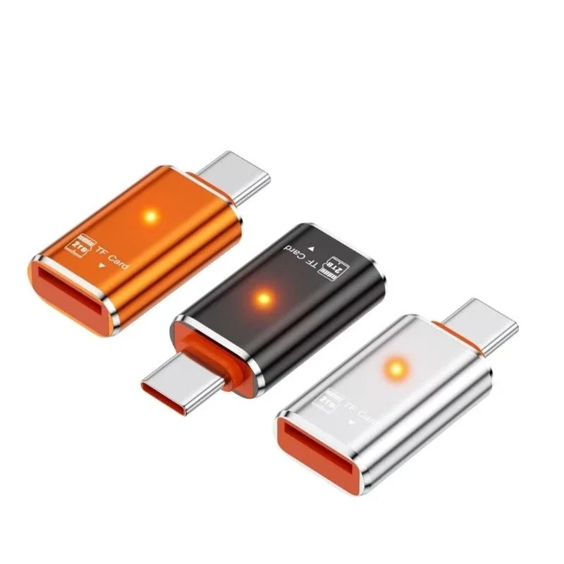 USB2.0タイプCからMICROSDS TFSアダプターOTGカードリーダーのカード読者メモリカードリーダー電話ラップトップのメモリカードリーダー