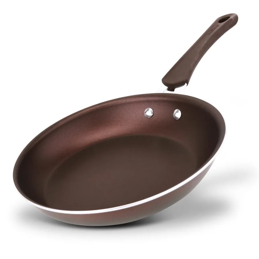 8'' Small Fry Pan - Non-Stick High-Qualified Kitchen Cookware Safe for Gas Electric Ceramic and Induction Counter Cooktops Work