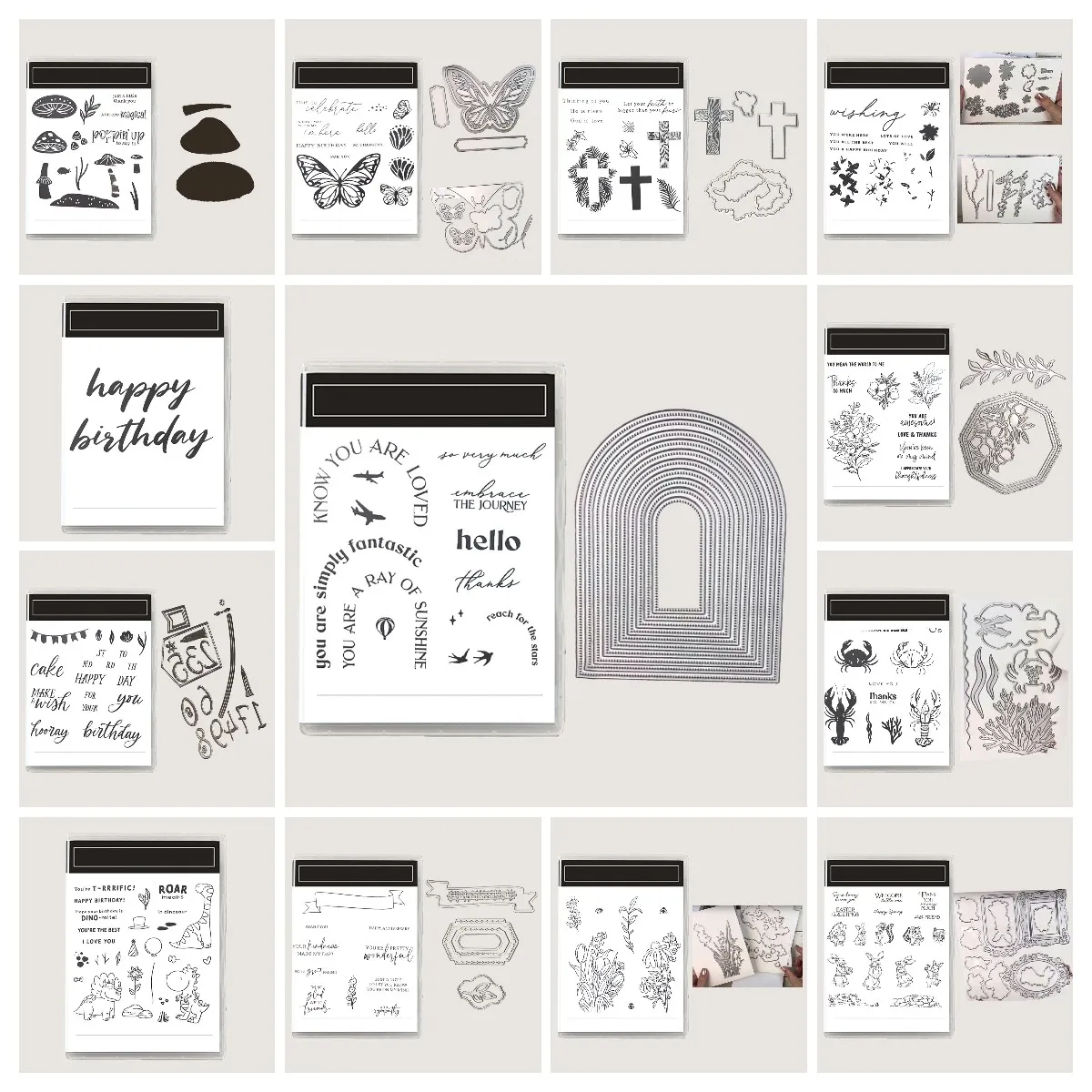 New Moulds Birthday Sentiment Stamps Love Notes Fresh Brewed Letterboard Craft Metal Cutting Dies DIY Greeting Card Scrapbooking