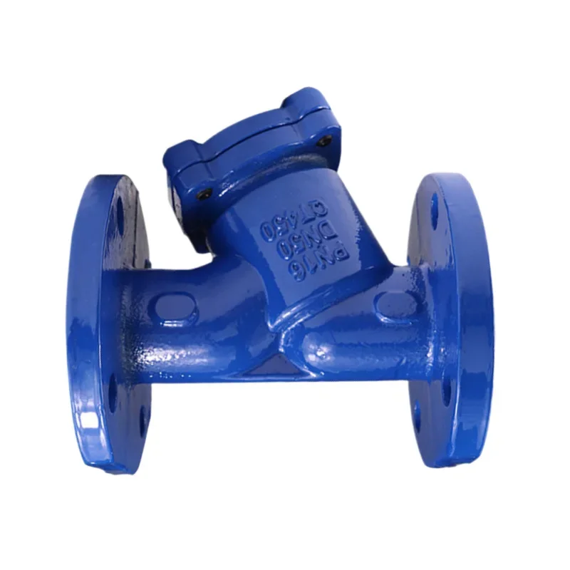 مرشح SY14C-16 شفة من الحديد الزهر Y-نوع صمام مياه الصرف الصحي DN50-DN600