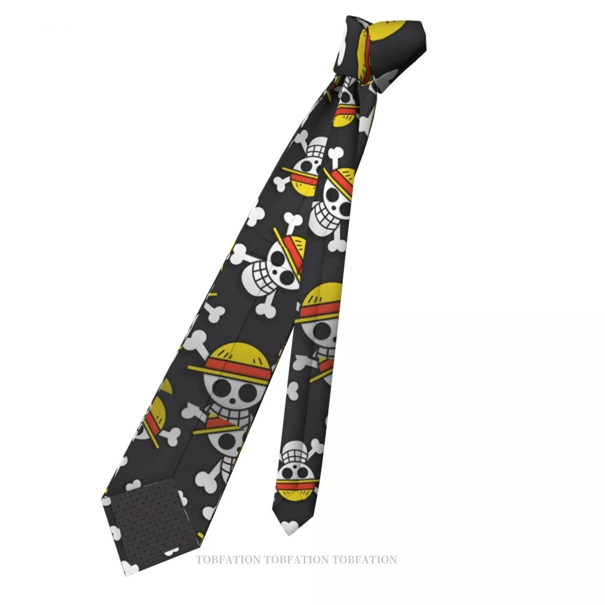 Skull Print Ties One Piece Casual Unisex Neck Tie Daily Wear Narrow Striped Slim Cravat