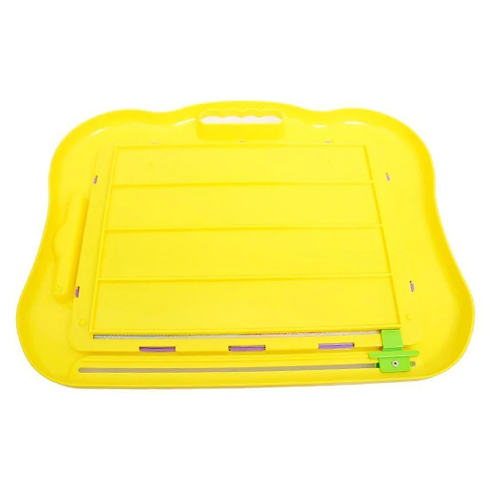 Tablero de dibujo magnético de gran tamaño, zonas coloridas, borrador fácil, almohadilla para garabatear para niños, herramienta de arte para bocetos, tablero de dibujo de regalo educativo