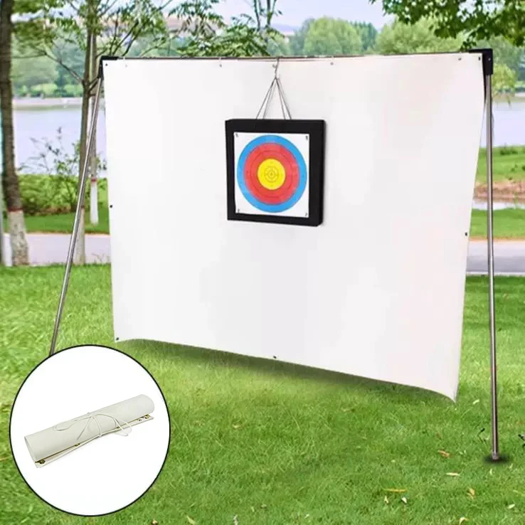 

Ткань для блокировки стрельбы из лука, кевларовая сетка для обратного стопора, защитный экран, аксессуары для тренировок по стрельбе на открытом воздухе/в помещении