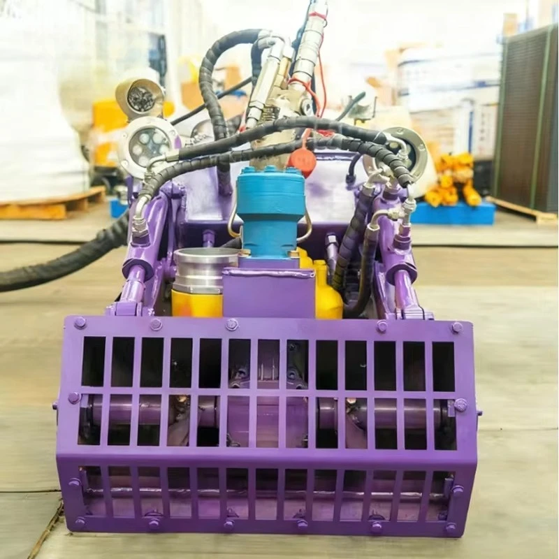 Tracked Dredging Robot  Remote Control Crawler for Port and Harbor Cleaning