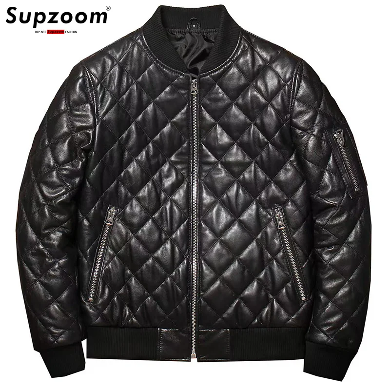 Supzoom New Arrival Autumn And Winter Lapel Velvet Loose Casual Retro Sheepskin Leather Bf Style Handsome Warm Jackets Men Coat